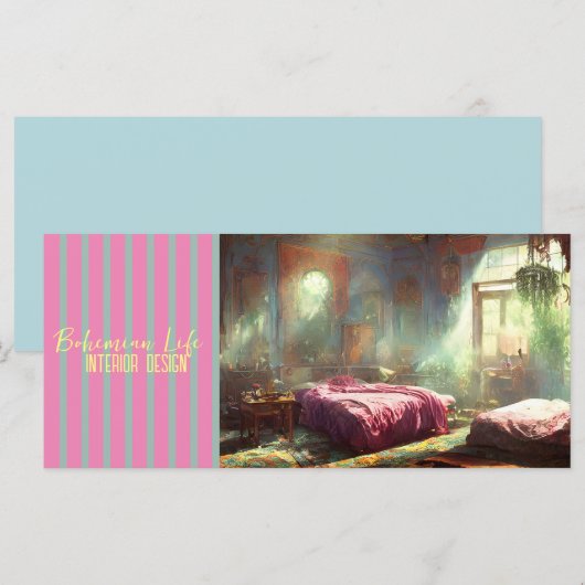 Bohemian Life - Affaires, Carte de voeux, Invitati (Devant / Derrière)