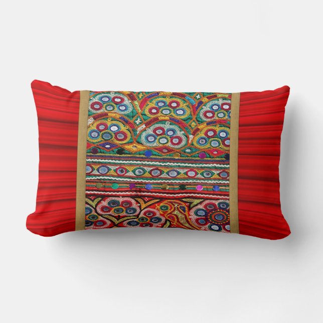 Bohemian Lumbar Pillow Kussen (Voorkant)