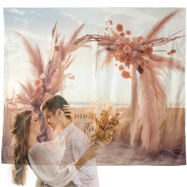 Bohemian Marsh Sunset Archway Wandkleed