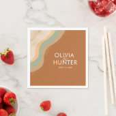 Bohemian Modern Terracotta Wedding Servet (Insitu)