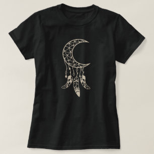 Bohemian Moon Dreamcatcher T-shirt voor dames
