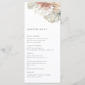 Bohemian Oasis Wedding Menu (Voorkant)