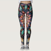 Bohemian Paisley no1 Leggings (Devant)