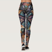 Bohemian Paisley no4 Leggings (Dos)