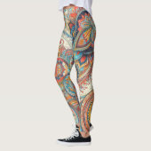 Bohemian Paisley no 10 Leggings (Gauche)
