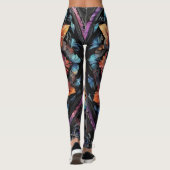 Bohemian Paisley no 3 Leggings (Dos)