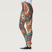 Bohemian Paisley no 5 Leggings (Links)