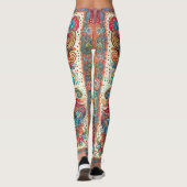 Bohemian Paisley no 6 Leggings (Dos)