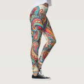 Bohemian Paisley no 6 Leggings (Droite)