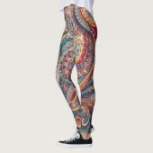 Bohemian Paisley no 7 Leggings (Gauche)