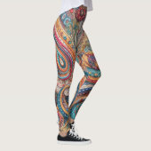 Bohemian Paisley no 7 Leggings (Droite)
