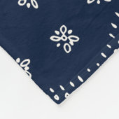 Bohemian Paisley  Print Fleece Deken (Hoek)