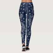 Bohemian Paisley  Print Leggings (Achterkant)