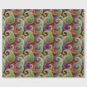 Bohemian Paisley Timeless Pattern Cadeaupapier (Vlak)