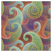 Bohemian Paisley Timeless Pattern Stof (Close Up)