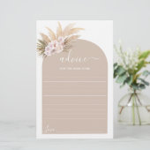 Bohemian Pampas geeft advies aan moeder om kaart t (Staand voorkant)