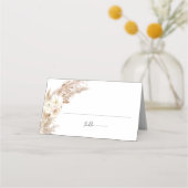 Bohemian Pampas Grass Desert Wedding Guest Name (Voorkant)
