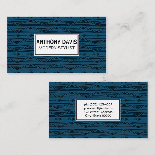 Bohemian Pattern Visitekaartje (Voorkant / Achterkant)