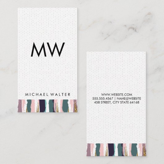 Bohemian Pattern Visitekaartje (Voorkant / Achterkant)