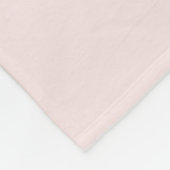 Bohemian Pink Monogram Aangepast Fleece Deken (Hoek)