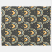 Bohemian Rainbow Pattern Fleece Deken (Voorkant (Horizontaal))