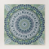 Bohemian Shabby Chic Mandala Dot Art Design Legpuzzel (Horizontaal)