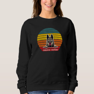 Bohemian Shepherd Retro Colorful Sunset Pu Trui