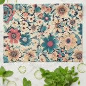 Bohemian Spring Flower Keukenhanddoek (Gevouwen)