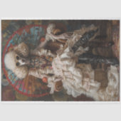Bohemian Standard Poodle Decoupage Tissuepapier (Voorkant)