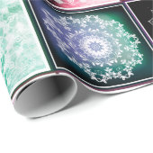 Bohemian Style Mandala Abstract design Cadeaupapier (Rol Hoek)