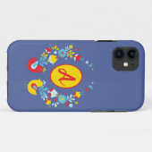 Bohemian Style Monogram Design Case-Mate iPhone Case (Achterkant (horizontaal))