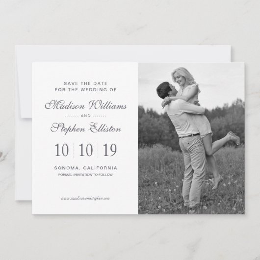 Bohemian Succulent & Floral - Sla de datum op Save The Date (Voorkant)
