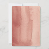 Bohemian Terracotta Dried Palm Leaf & Flowers Kaart (Achterkant)