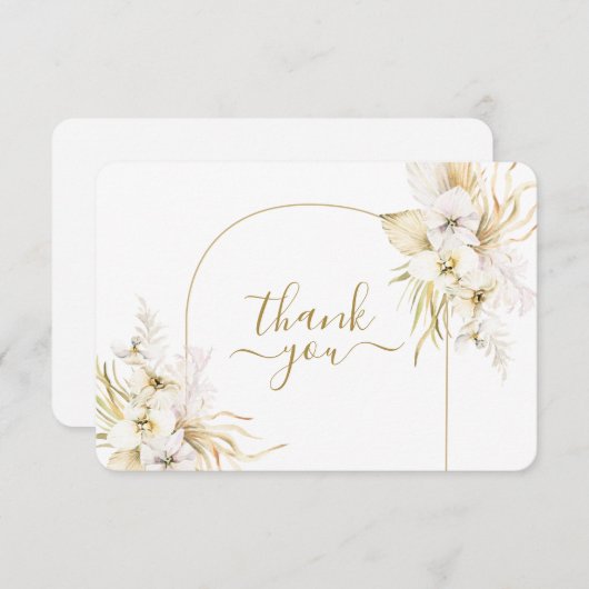 Bohemian Tropics bedankkaart (Voorkant / Achterkant)