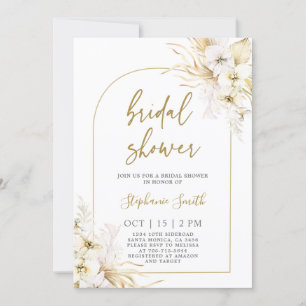 Bohemian Tropics Bridal Shower Invitation Kaart
