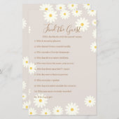 Bohemian White Daisy Floral vind de gast (Voorkant / Achterkant)