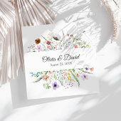 Bohemian Wildflower Meadow Bruiloft Servetten