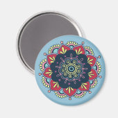 bohemiene floral magnet magneet (Voorkant / Achterkant)