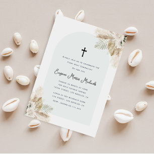 bohemiene pampas first communie kaart