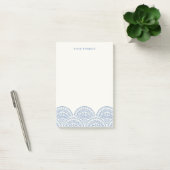 Bohemische scallops Custom Post-it - Cobalt Post-it® Notes (Kantoor)