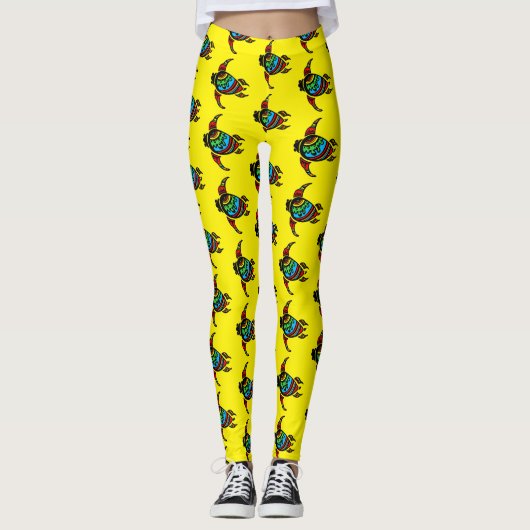 Bohemische schildpadLeggings Leggings (Voorkant)