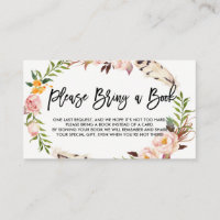 Bohemische veren en bloemen alstublieft