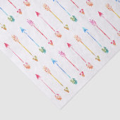 Bohemische Waterverf Arrows Pattern Tissuepapier (Detail)