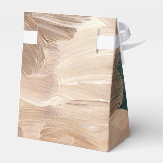 Bohenian boho blauwgroen roest terracotta bruiloft bedankdoosjes (Achterkant)