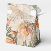 Bohenian boho sage green bruiloft bedankdoosjes (Achterkant)