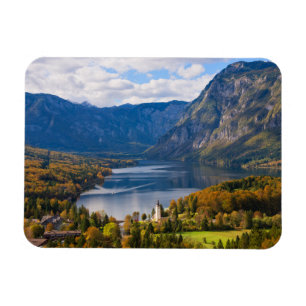 Bohinj-meer in Slovenië in het najaar Magneet