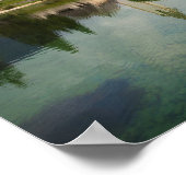 Bohinj-meer met kerk in Slovenië poster (Hoek)