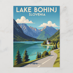 Bohinj-meer Slovenië Briefkaart