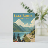 Bohinj-meer Slovenië Briefkaart (Staand voorkant)