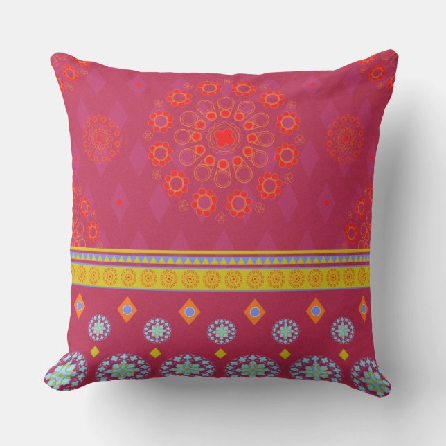 BOHO1 Mandala - Pillow Buitenkussen (Voorkant)